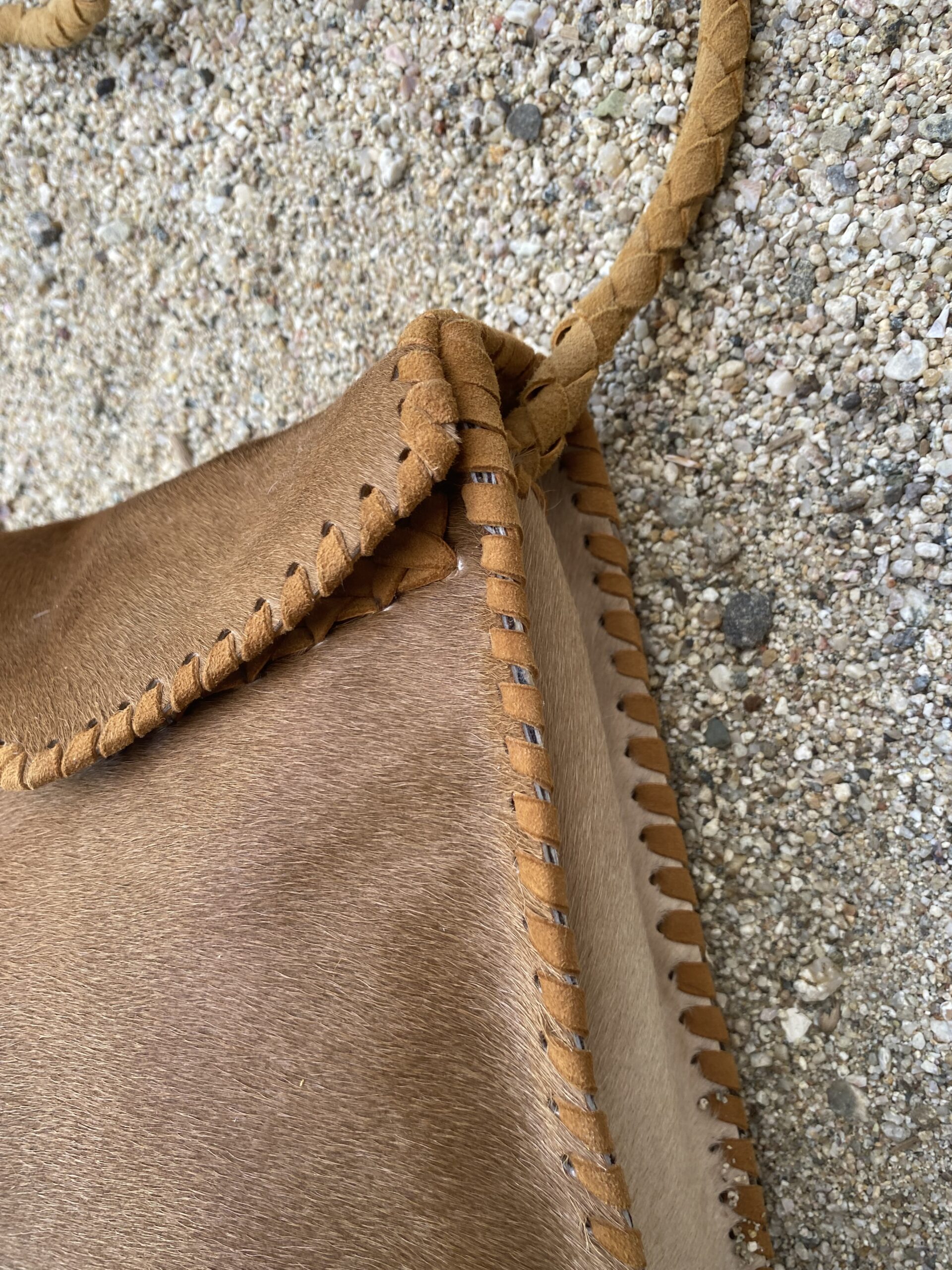 Ula Bag In Camel Cow Hide - Image 2