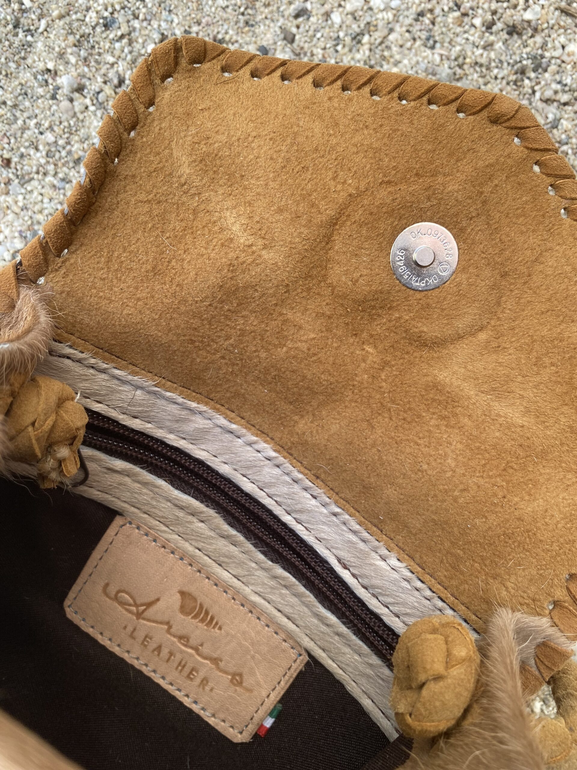 Ula Bag In Camel Cow Hide - Image 5