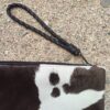 BIG CLUTCH IN bLACK AND WHITE COW HIDE2