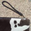 BIG CLUTCH IN bLACK AND WHITE COW HIDE2