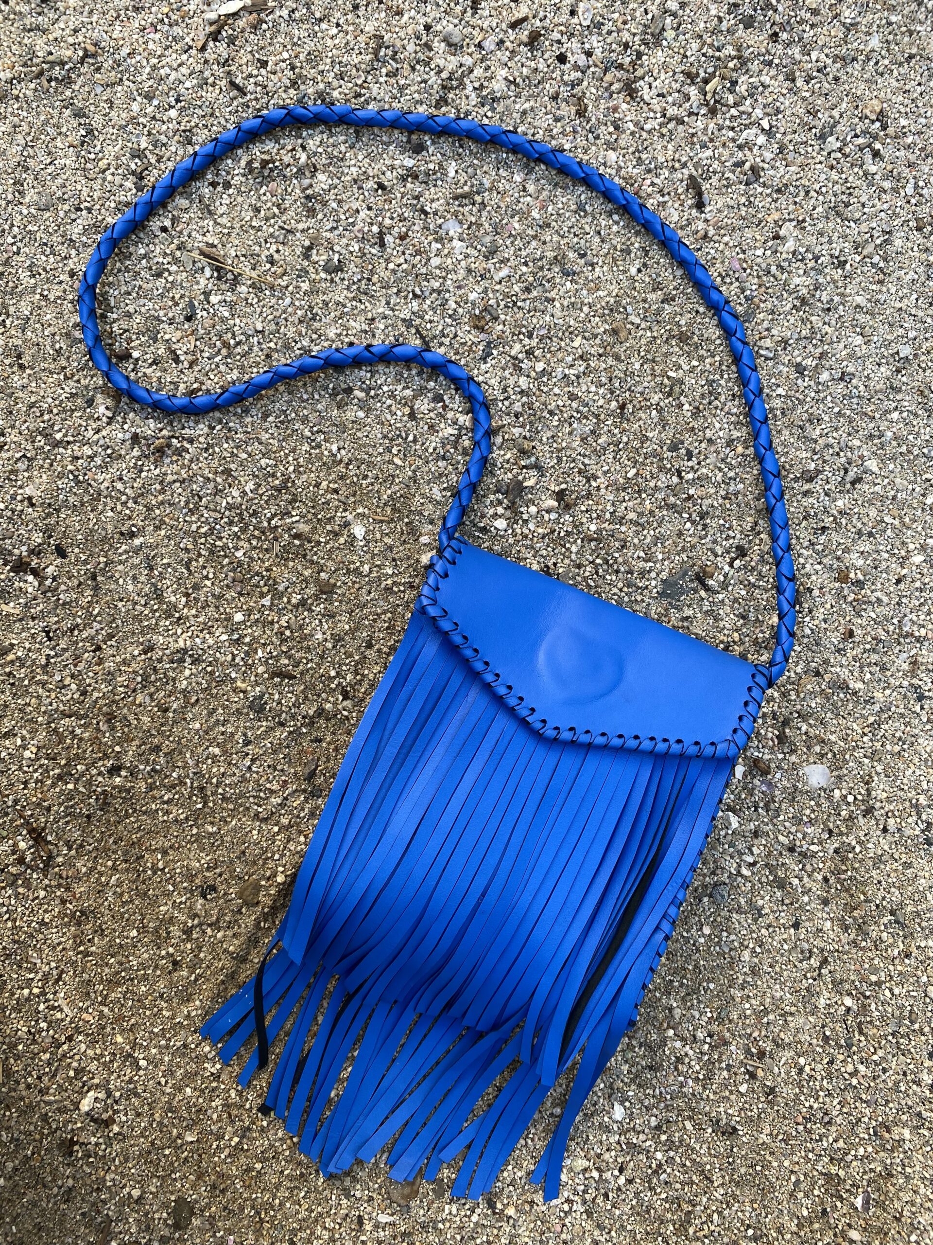 Ula Bag In Blue Leather
