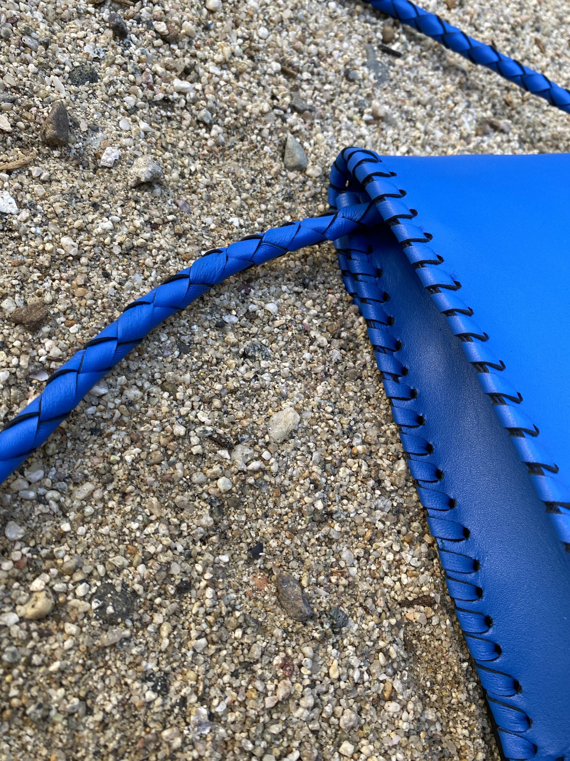 Ula Bag In Blue Leather - Image 4