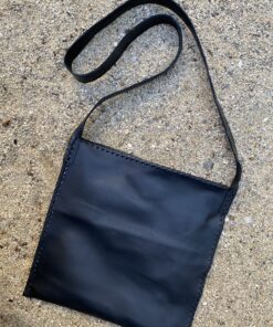 Morralito Mens In Black Leather