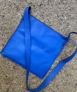 Morralito Mens In Blue Leather