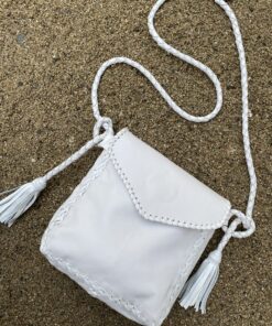 New York Bag In White Leather