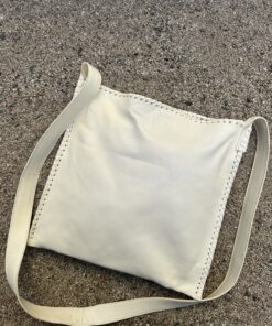 Morralitos Mens In Marfil Leather