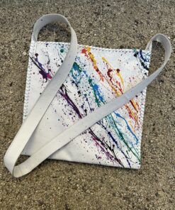 Morralitos Mens In Hand Painted White Leather