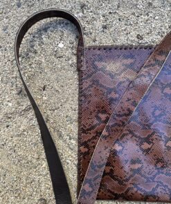 Alternative view of Morralitos Mens In Snake Print Leather